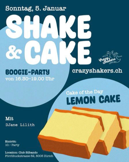 Shake & Cake am 05.01.2025